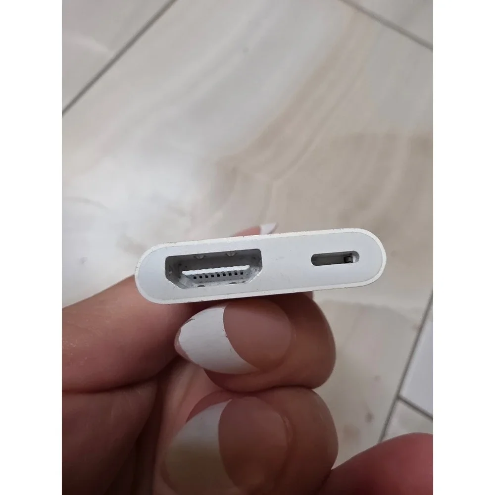 Apple Lightning Digital AV Adapter HDMI Model A1438 White for‎ iPhone iPad F3